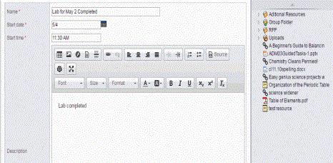 Assignment Details page