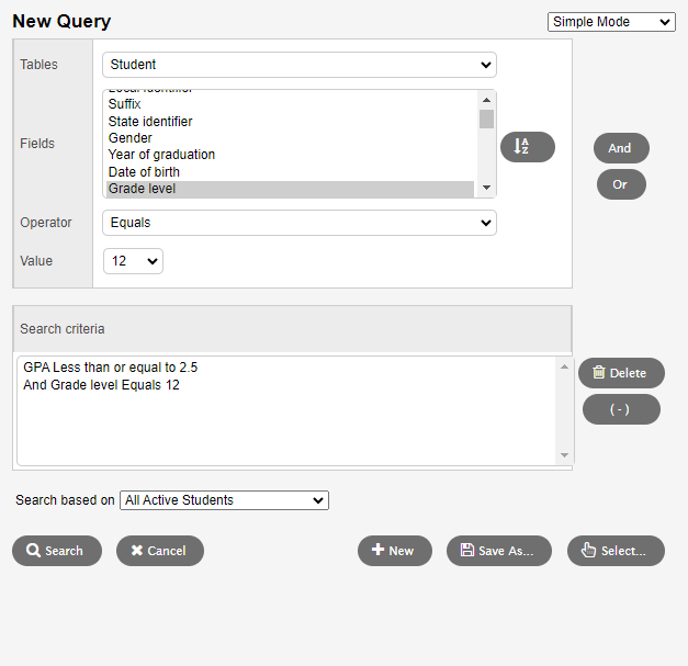 query-examples